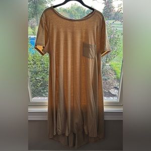 NWT LulaRoe Gold Goldenrod Carly Dress, Size XL, New with Tags‎ NWT Fall…